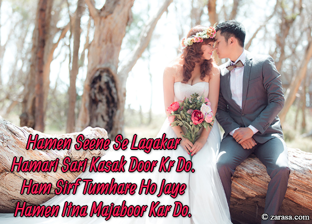 Shayari for Love “Hamen Seene Se Lagakar”