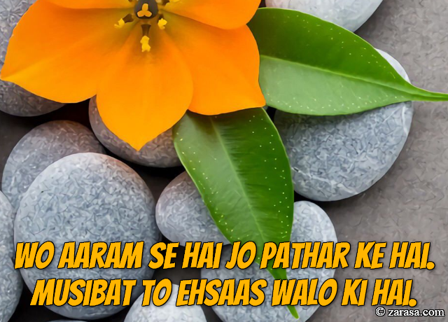 Patthar Shayari “Jo Pathar Ke Hai”