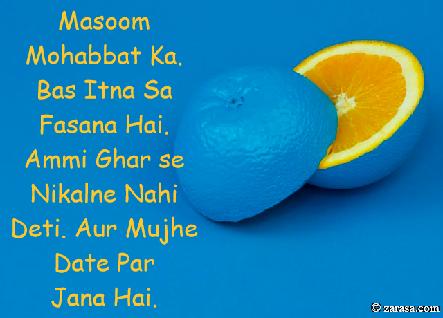 Funny Shayari “Itna Sa Fasana Hai”