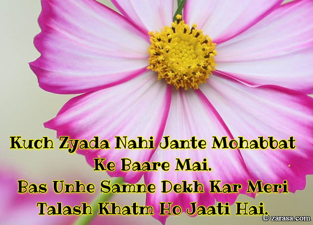 Talaash Shayari “Meri Talash Khatm Ho Jaati Hai”