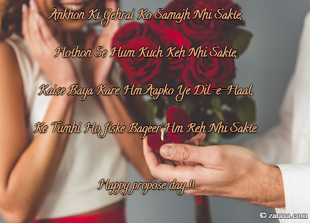 Shayari On Valentines Day “Kaise Baya Kare Hm Aapko Ye Dil-e-Haal,”